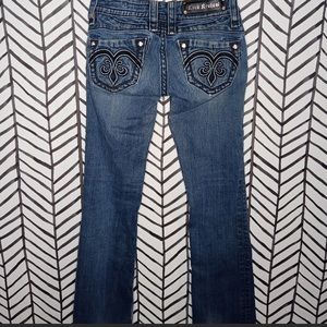 Rock Revival Raquel Bootcut Jeans Fleur de Lis